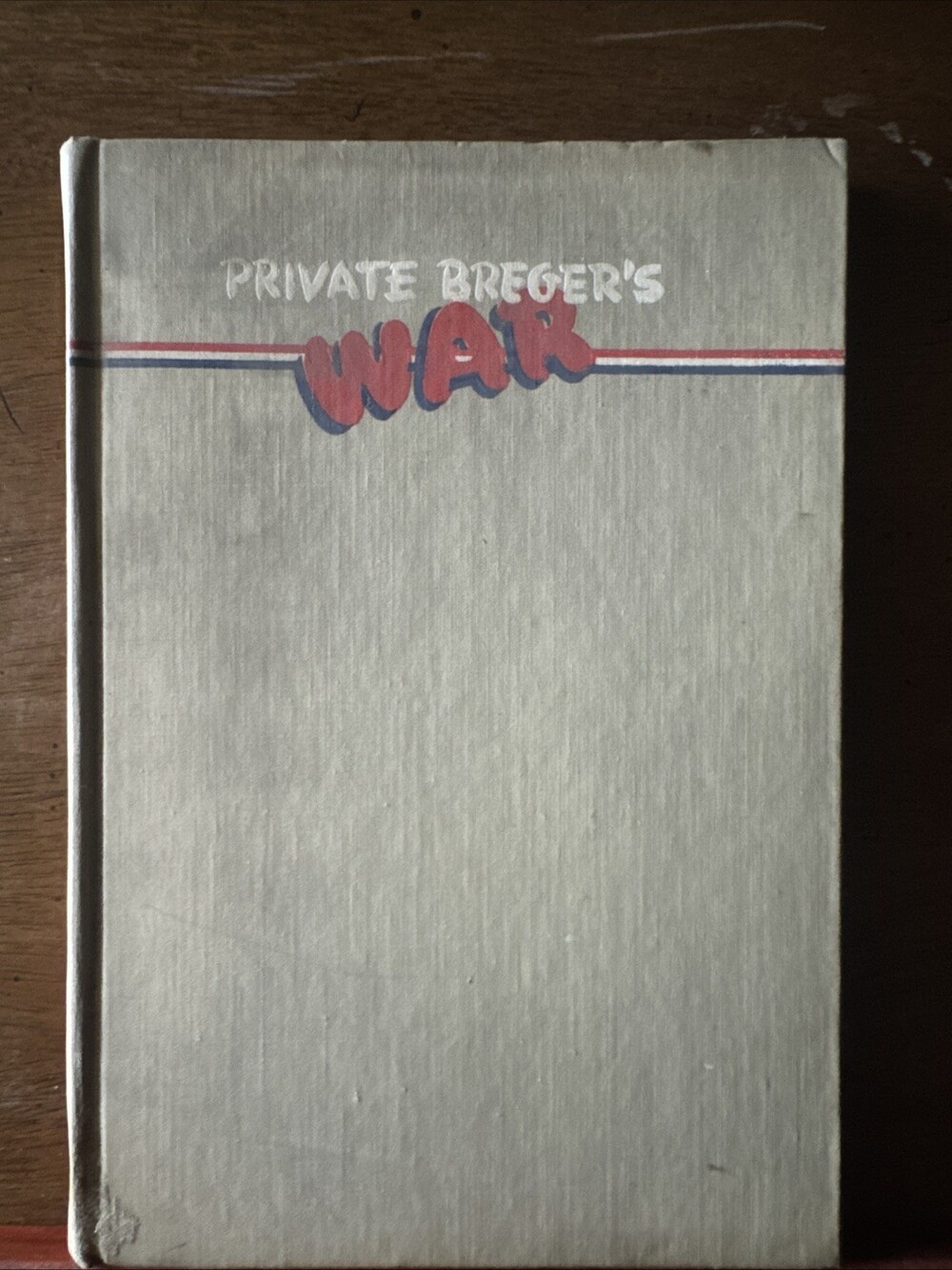 Private Breger's War Book 1943 Illustrated Book Random House Wartime Book Comedy